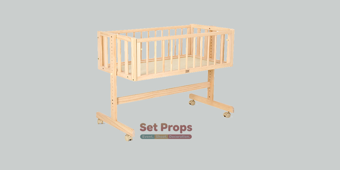 Wooden Baby Cradle